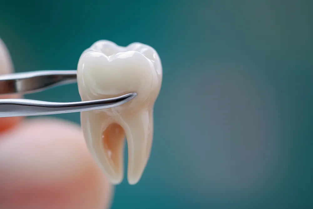 An extracted tooth